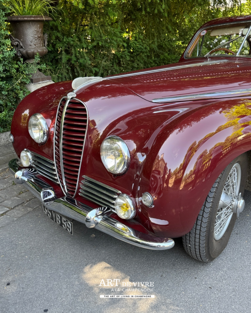 Calandre ancienne Delahaye en Champagne