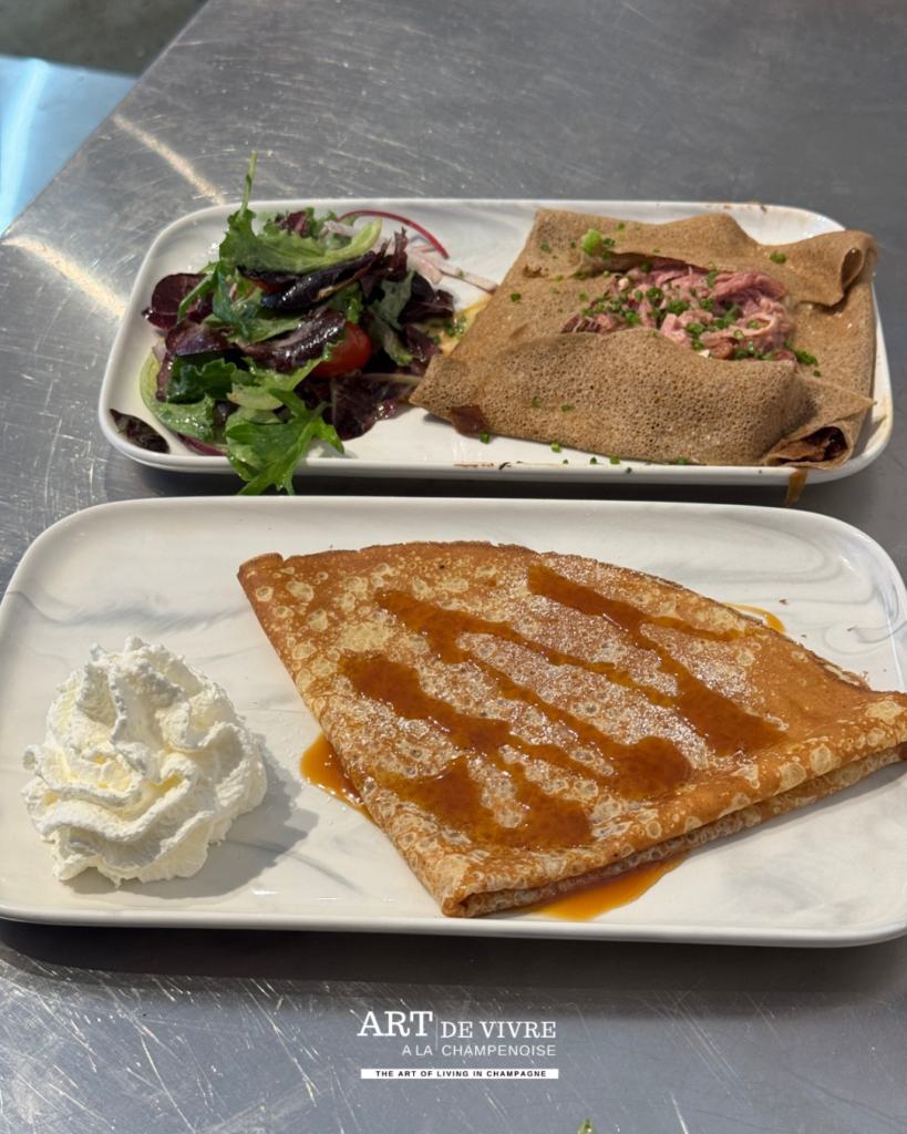 Les crêpes servies Chez Paulette, Boulingrin Reims