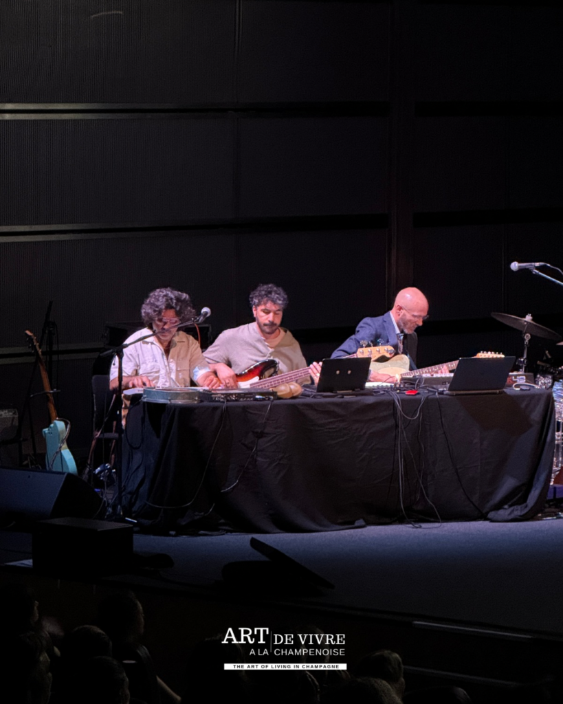 Récit vivant orchestre sur scène pour les 250 ans de la Maison Roederer