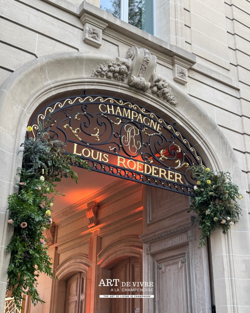 Célébration anniversaire Louis Roederer au siège historique boulevard Lundy