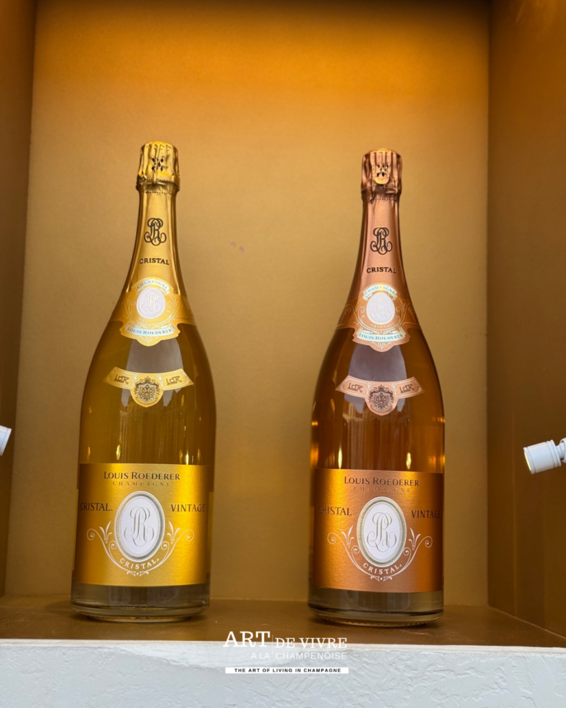 Champagne Cristal servi lors des 250 ans de Louis Roederer