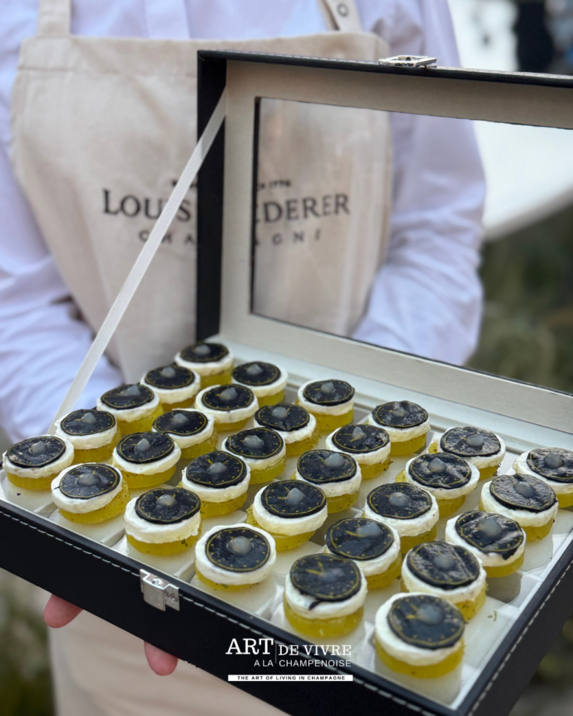 Accords signés Philippe Mille avec les champagnes Louis Roederer