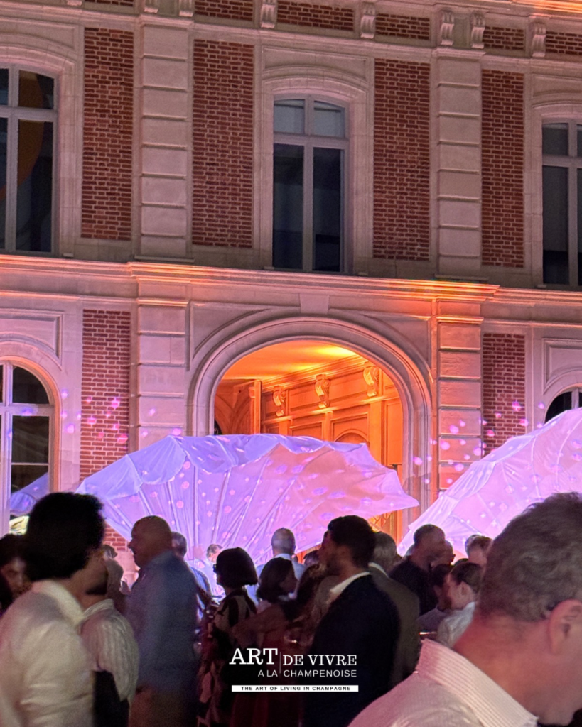 Animation visuelle lors de la soirée anniversaire Roederer 3
