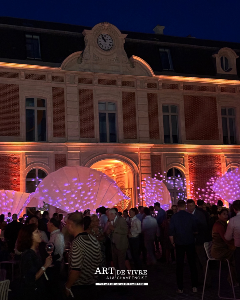 Animation visuelle lors de la soirée anniversaire Roederer 4