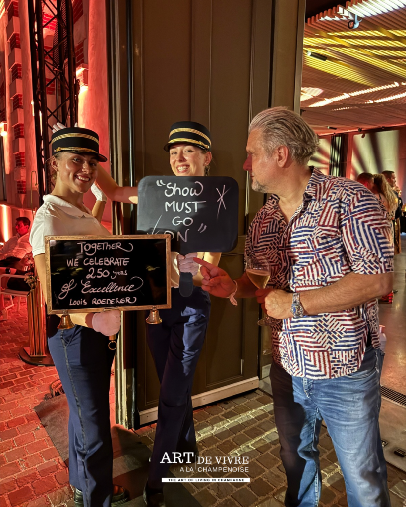 Grande soirée anniversaire de la Maison Louis Roederer à Reims 1 