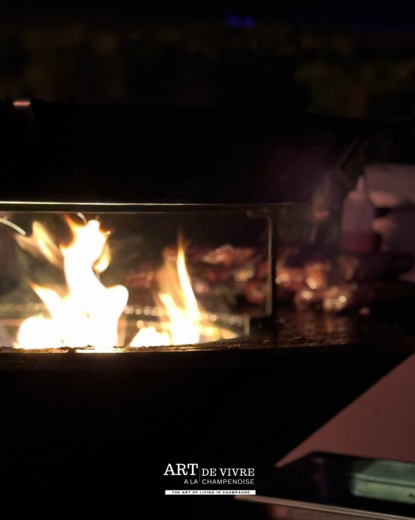 flamme du Brasero SAcy Summer