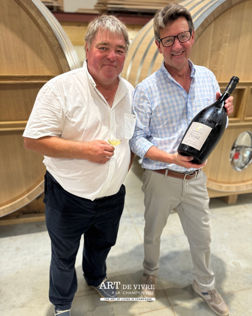 Champagne Alain Bernard à a Tonnellerie de Champagne 2