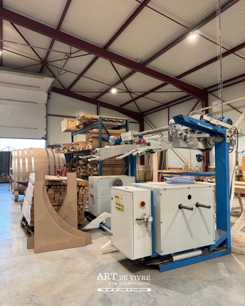 machines pour le bois à la Tonnellerie de Champagne
