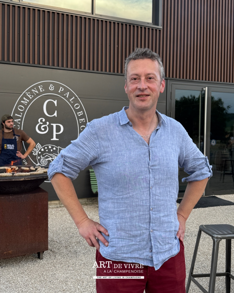 Fabrice à la distillerie Calomène et Palobec