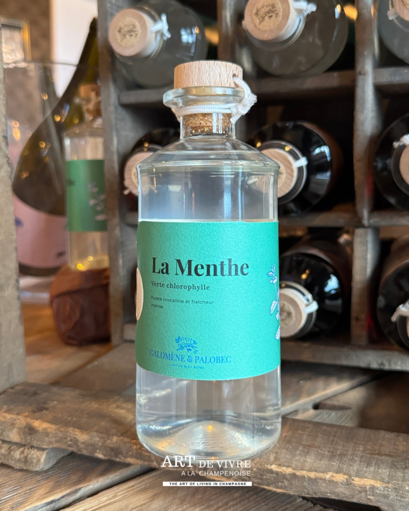 La menthe présenté chez Calomène et Palobec