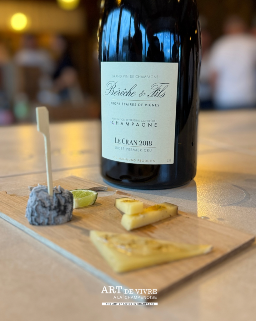Le Cran 2018 de Bérêche et Fils et fromages d'exception