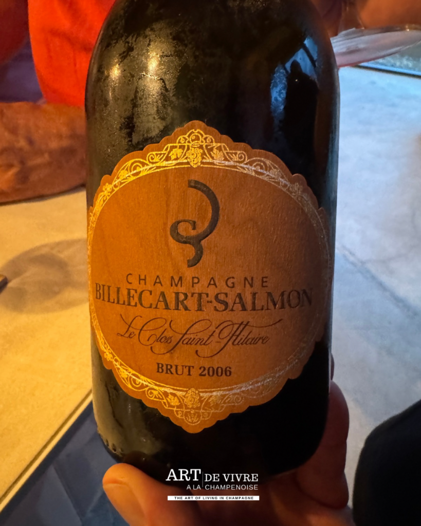 Le Clos Saint-Hilaire 2008 de Billecart-Salmon dégusté chez Calomène et Palobec