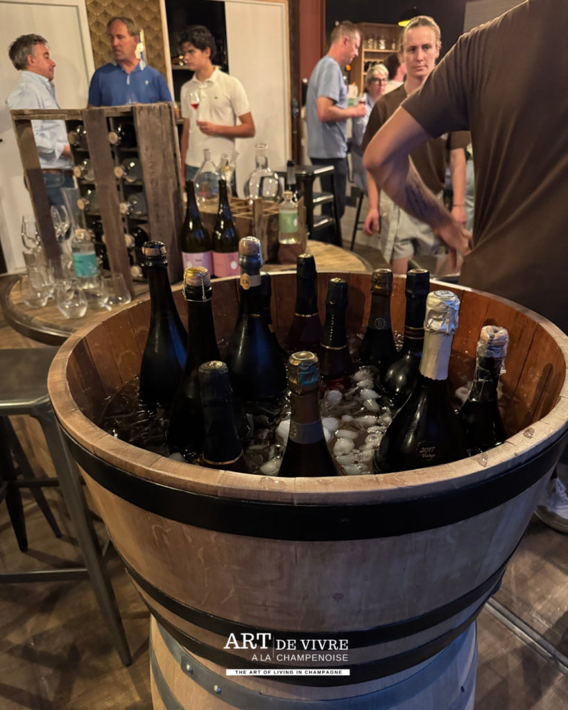 Champagnes dégorgés quelques heures avant la dégustation