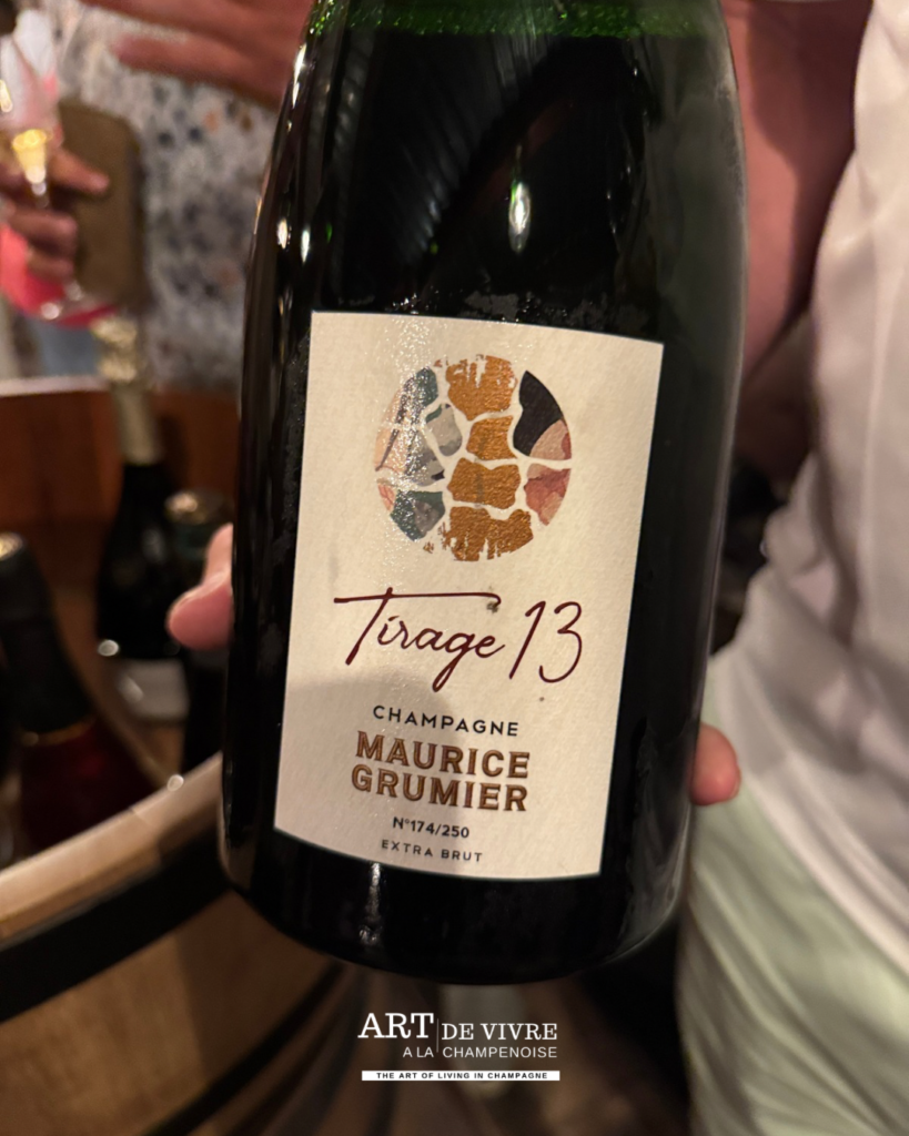 Champagne Maurice grumier Tirage 13