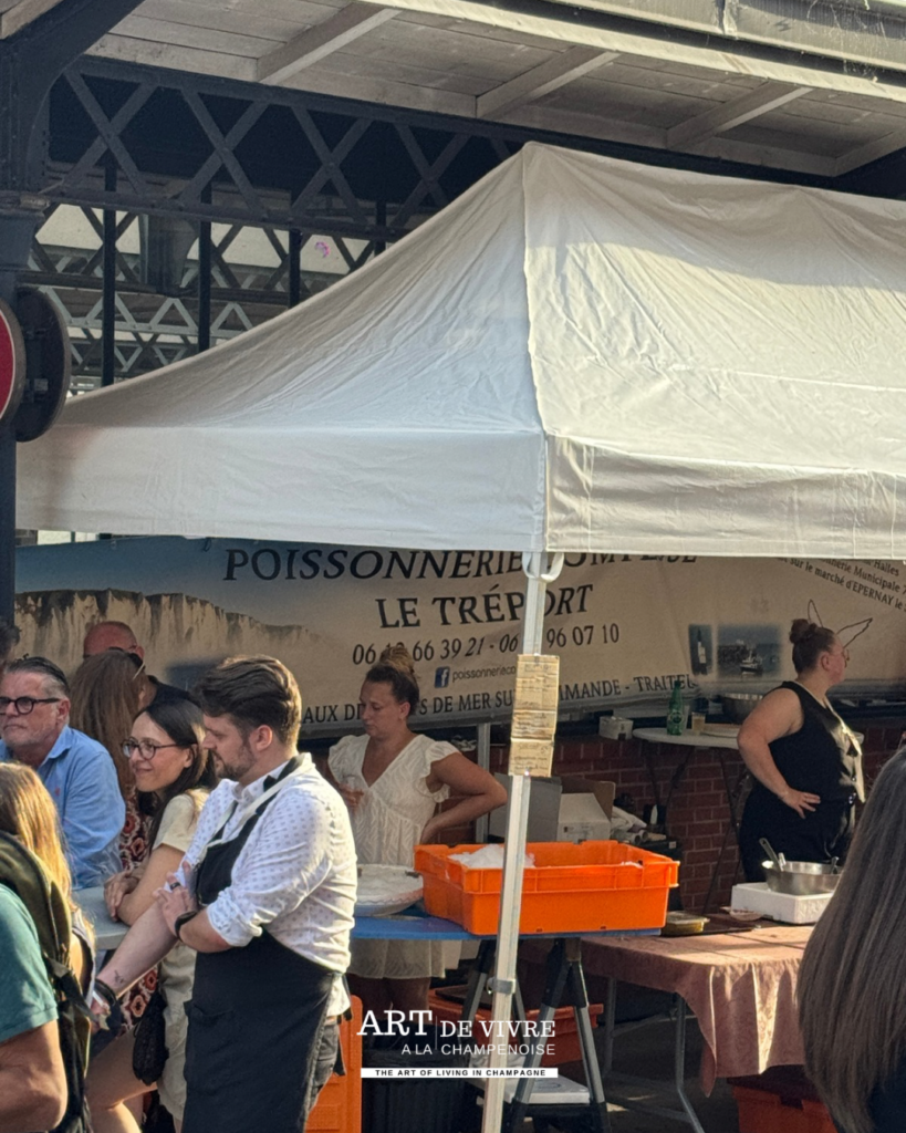 vignerons et produits locaux Apéros de la Halle Épernay