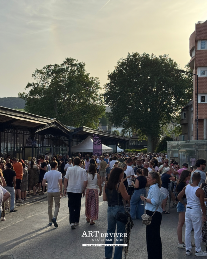 Apéros de la Halle Épernay public nombreux