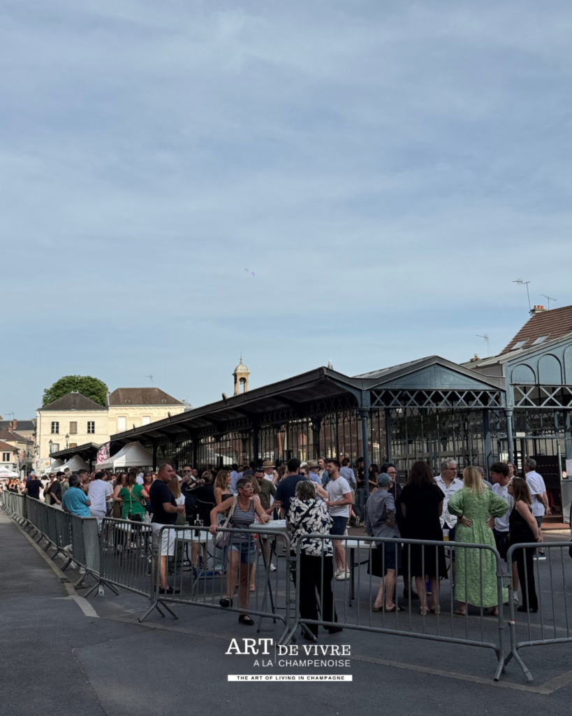 Le marché couvert apéros de la Halle Épernay
