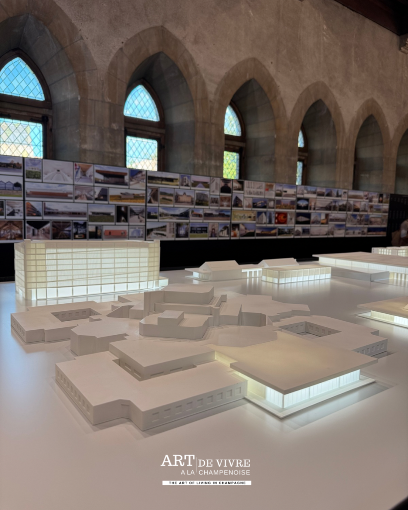 Détails des bâtiments maquettes architecturales réalisées par l'équipe PACE Architectes Demeure des contes de Champagne, Reims – © Art de Vivre à la Champenoise