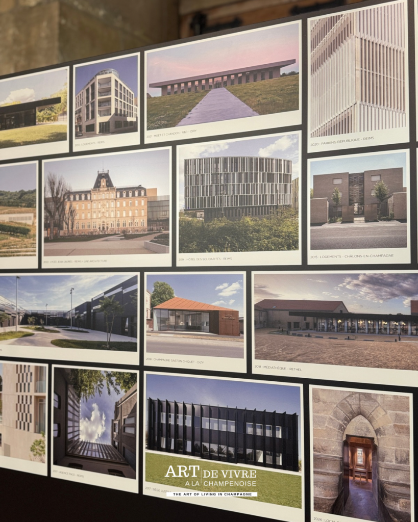 panneaux Photos Réalisations PACE Architectes , exposition 30 ans Reims – © Art de Vivre à la Champenoise