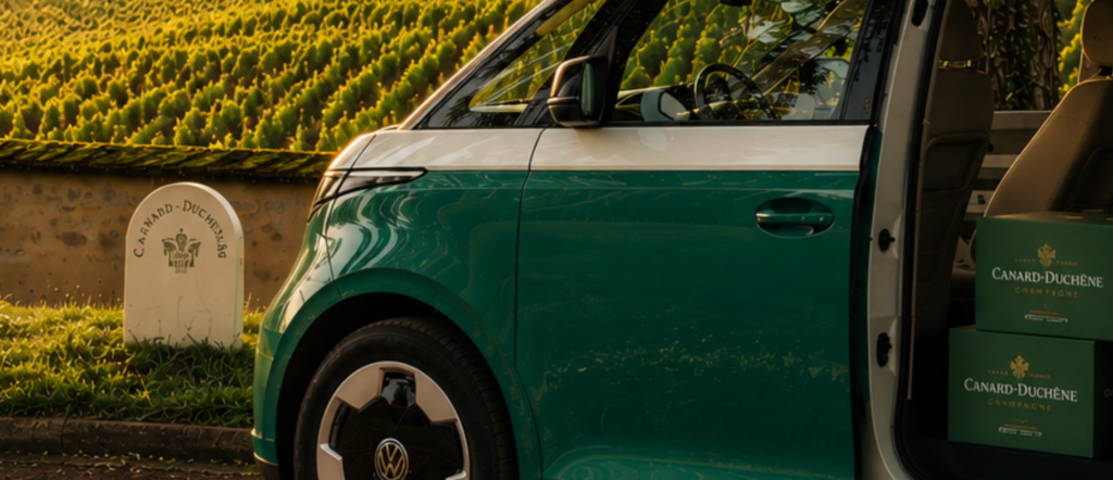Drive Champagne de la Maison Canard-Duchêne à Ludes au cœur du vignoble de la Montagne de Reims