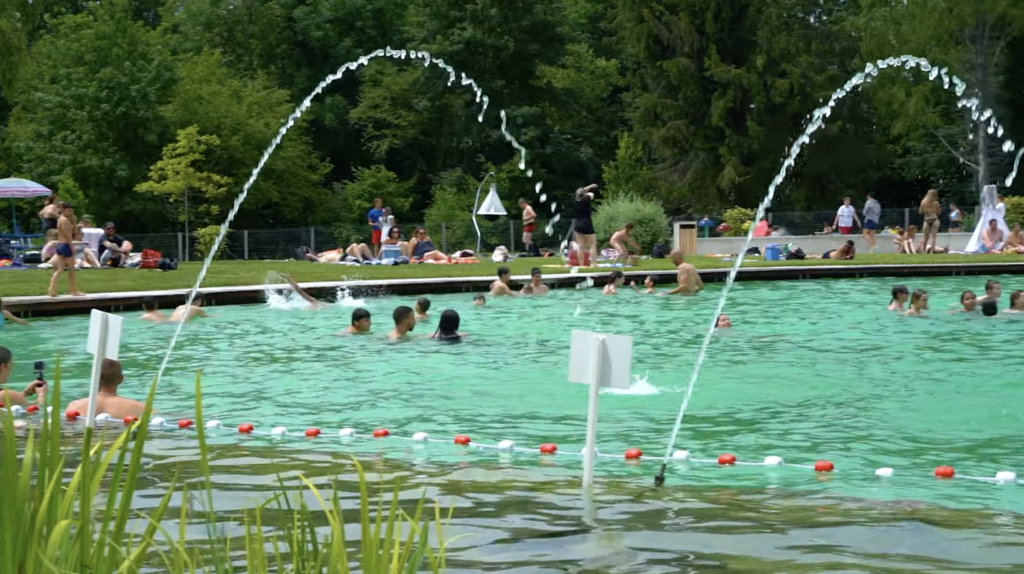 Bassin écologique sans chlore à Connantre dans la marne