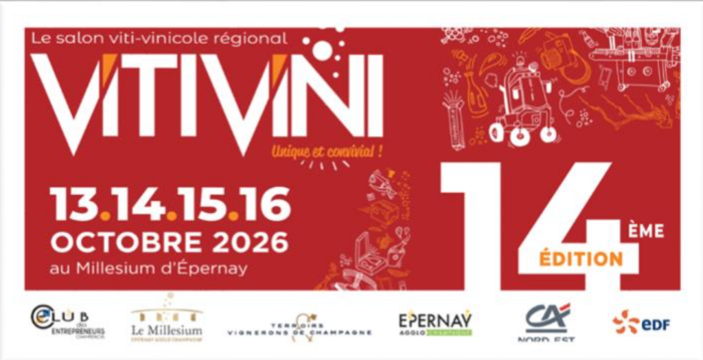 Salon VITI VINI 2026 du 13 au 16 octobre à Épernay