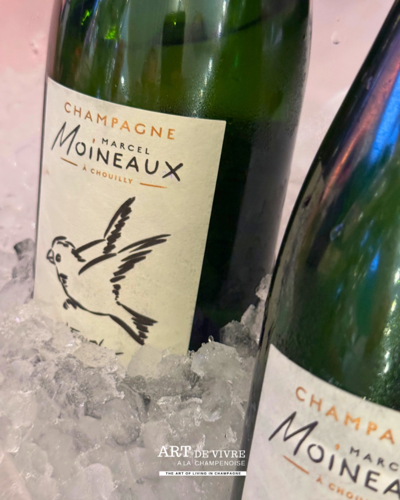 La cuvée L'Envol du Champagne Moineaux.