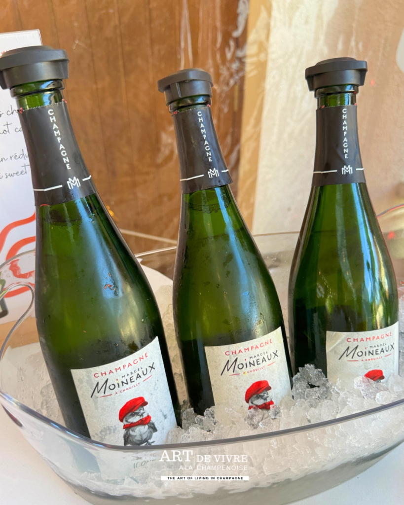 La cuvée Icône du Champagne Moineaux.