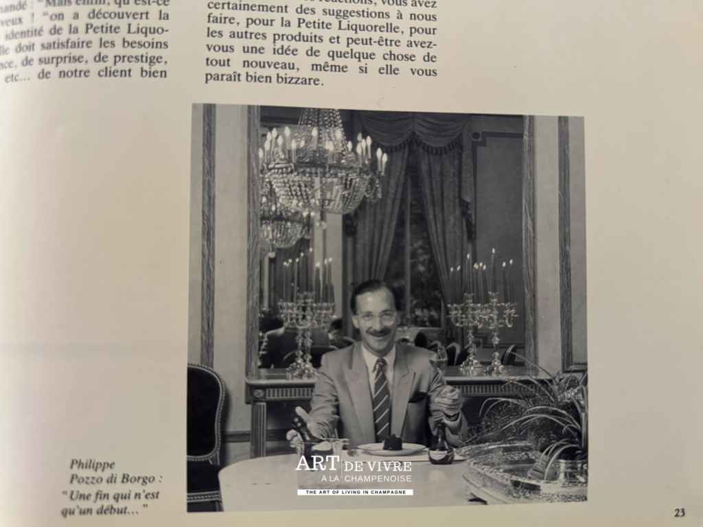 Philippe Pozzo di Borgo archive magazine En Champagne