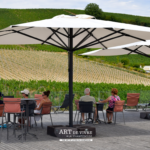 Pressoria : un bar à champagne avec vue sur les vignes, accessible à tous