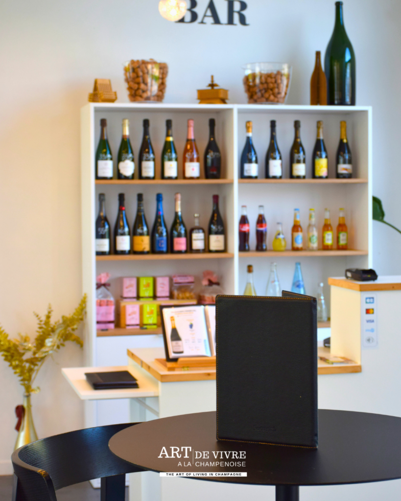 Espace bar de Pressoria à Aÿ-Champagne