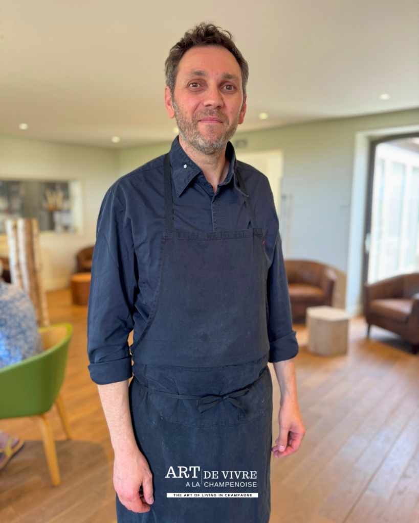 Benoît Mérot chef du restaurant Attis à Chenay