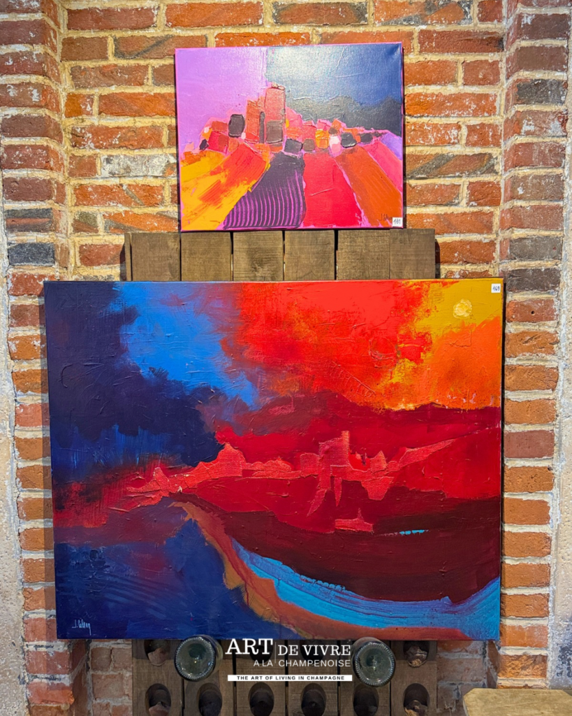 Peintures colorées de Jacki Colson exposées à Aÿ