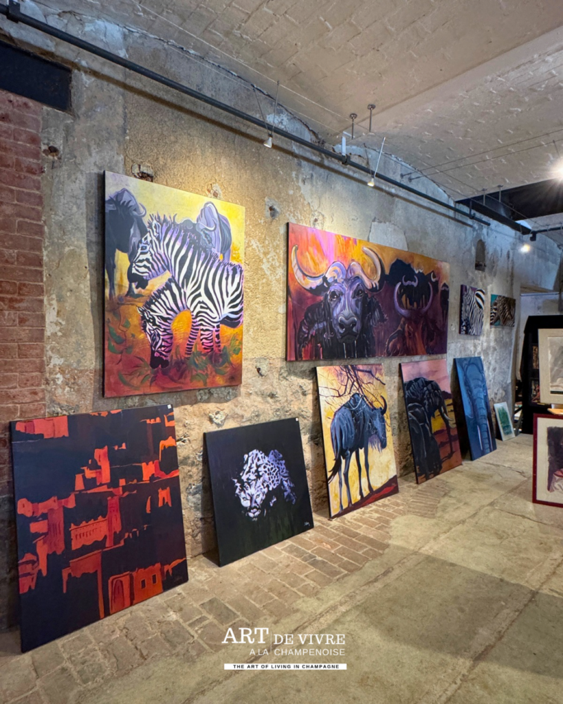 Exposition artistique dans les celliers du Champagne Goutorbe à Aÿ 2