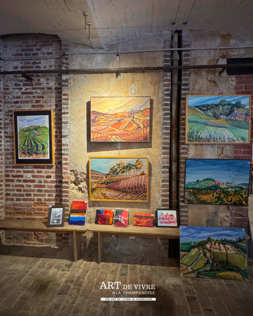 Exposition artistique dans les celliers du Champagne Goutorbe à Aÿ 3