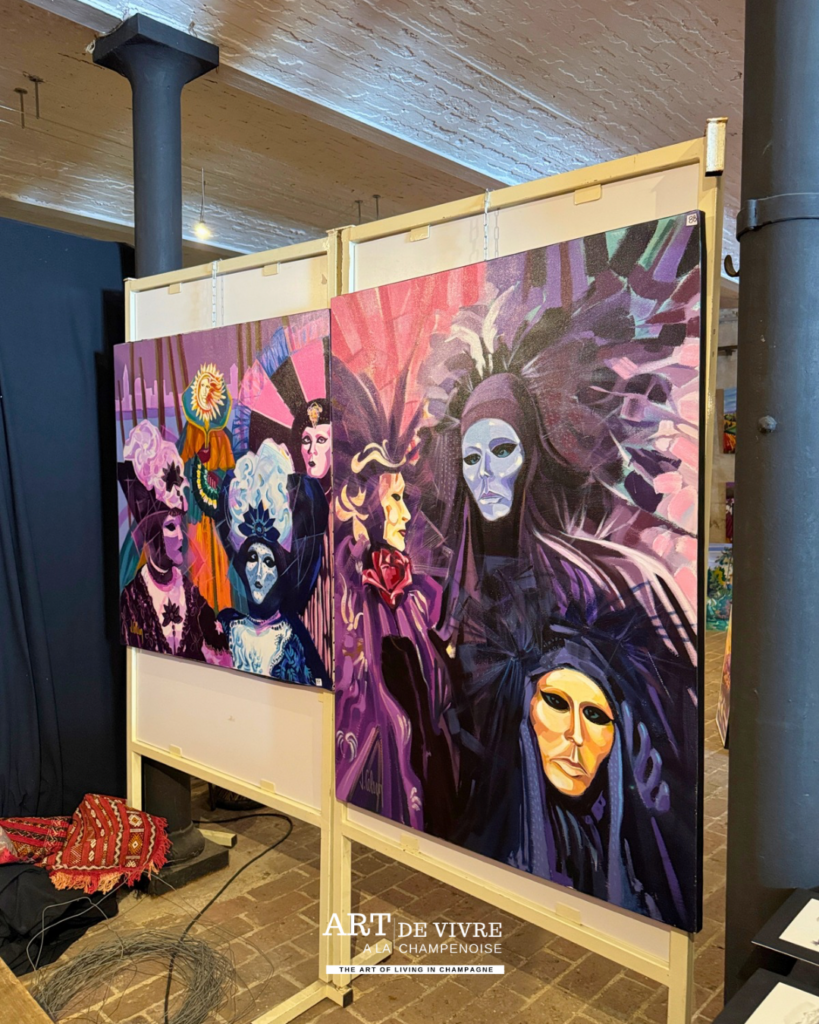 Jacki Colson, peintre voyageur champenois, expose à Aÿ 2