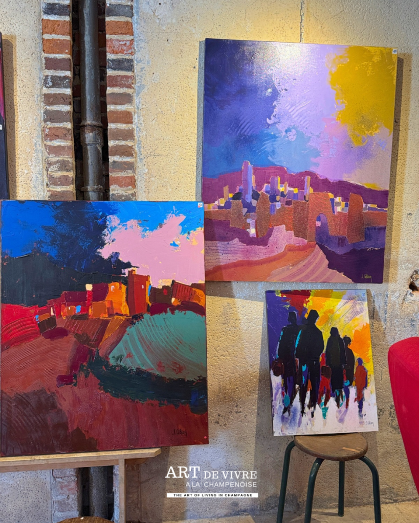 Peintures colorées de Jacki Colson exposées à Aÿ 2
