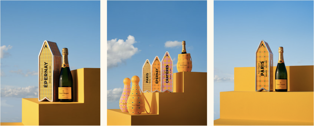Coffret Arrow Veuve Clicquot signé Yinka Ilori