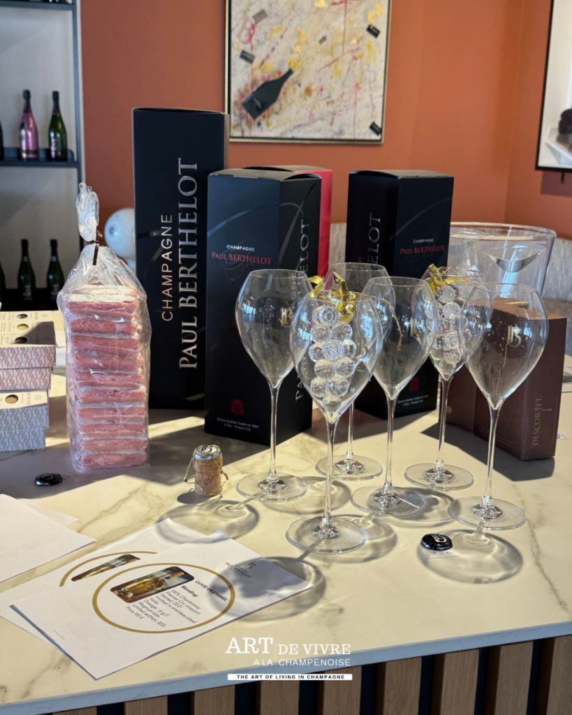 Boutique du Champagne Berthelot à Pierry près Epernay