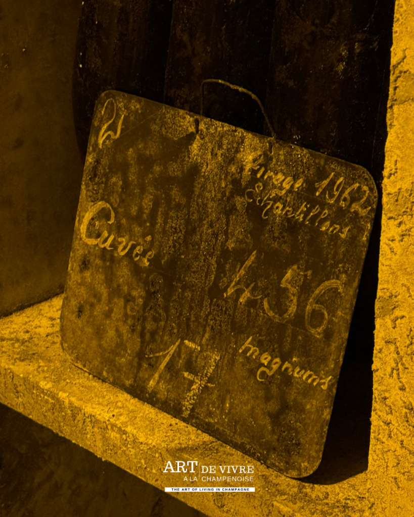 Millésimes rares de Champagne Abelé conservés sous Reims