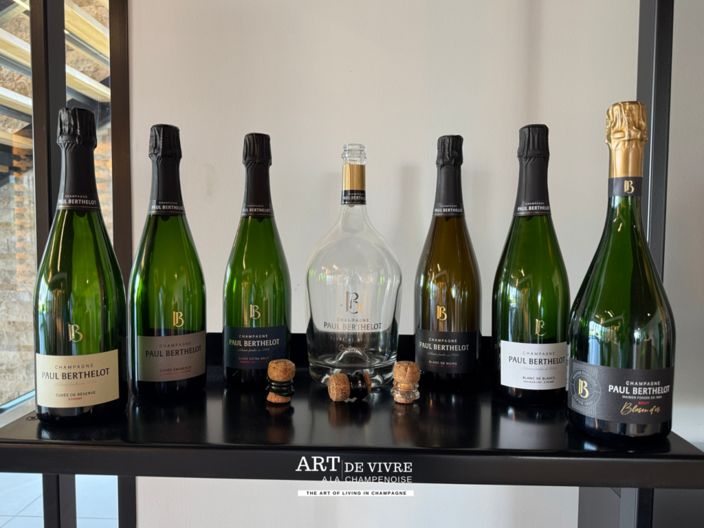 Gamme des champagnes Paul Berthelot à Pierry