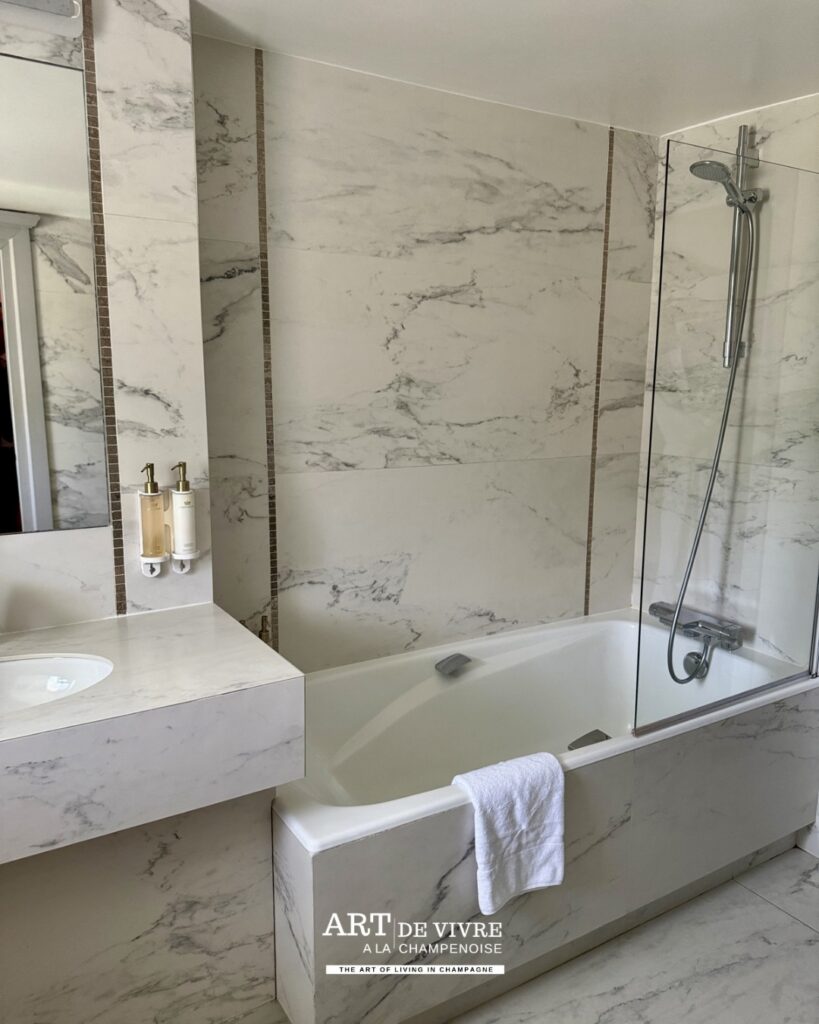 Salle de bains Suite du Château d’Étoges près d’Épernay