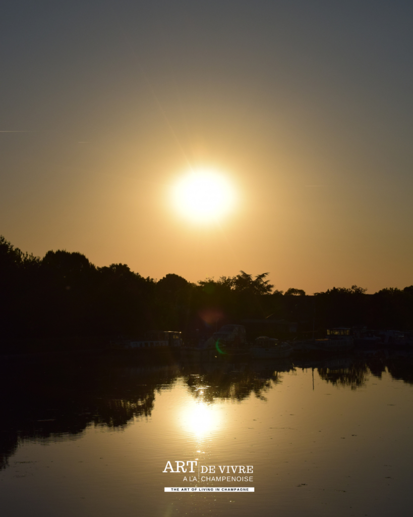 éclipse solaire observée depuis le village de Sillery