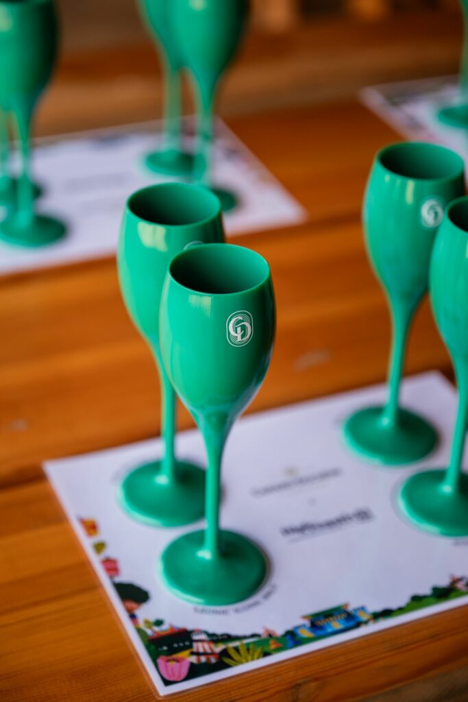 verre à champagne Canad Duchene Big Feastival