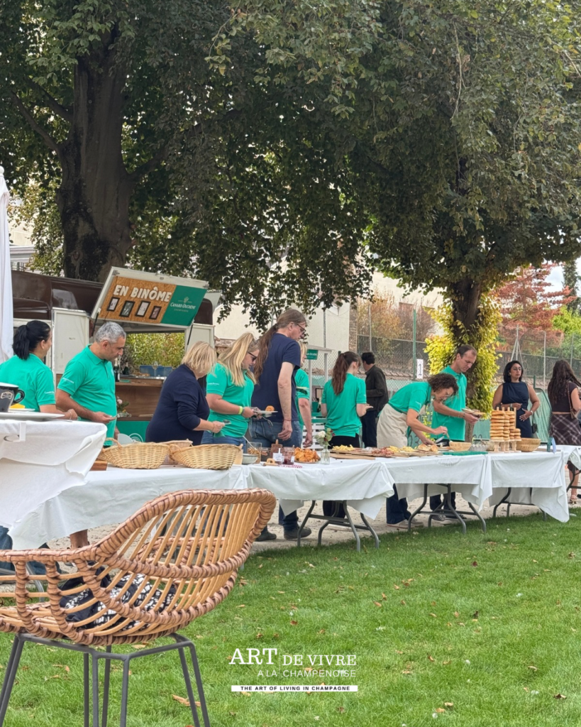 Equipe Maison Canard-Duchêne partenaire du brunch