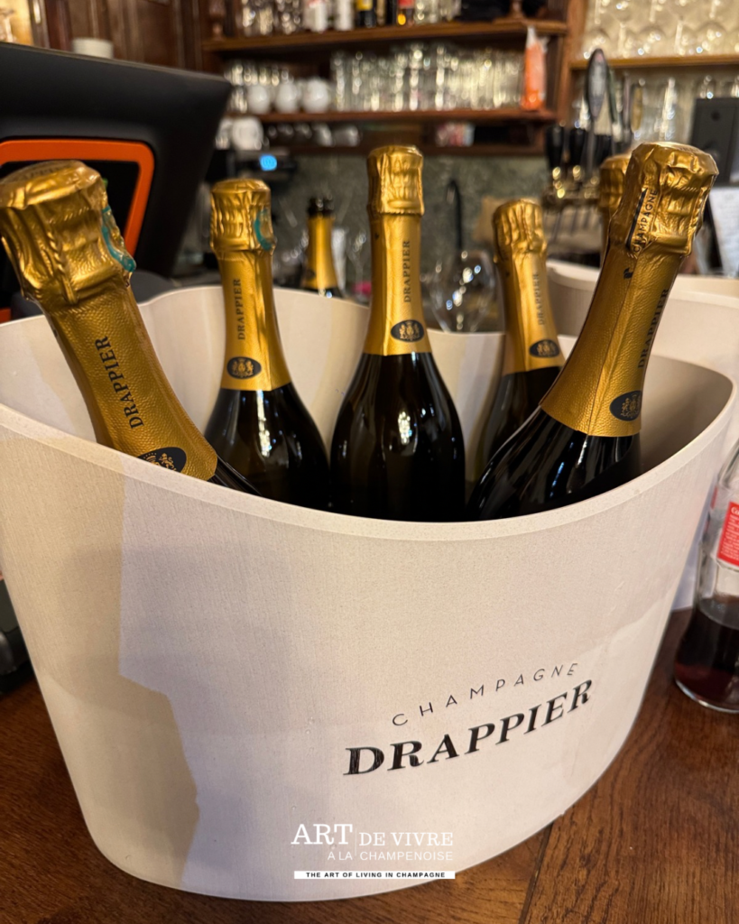 Sceau à Champagne avec Cuvée Carte d’Or du Champagne Drappier chez 13OR