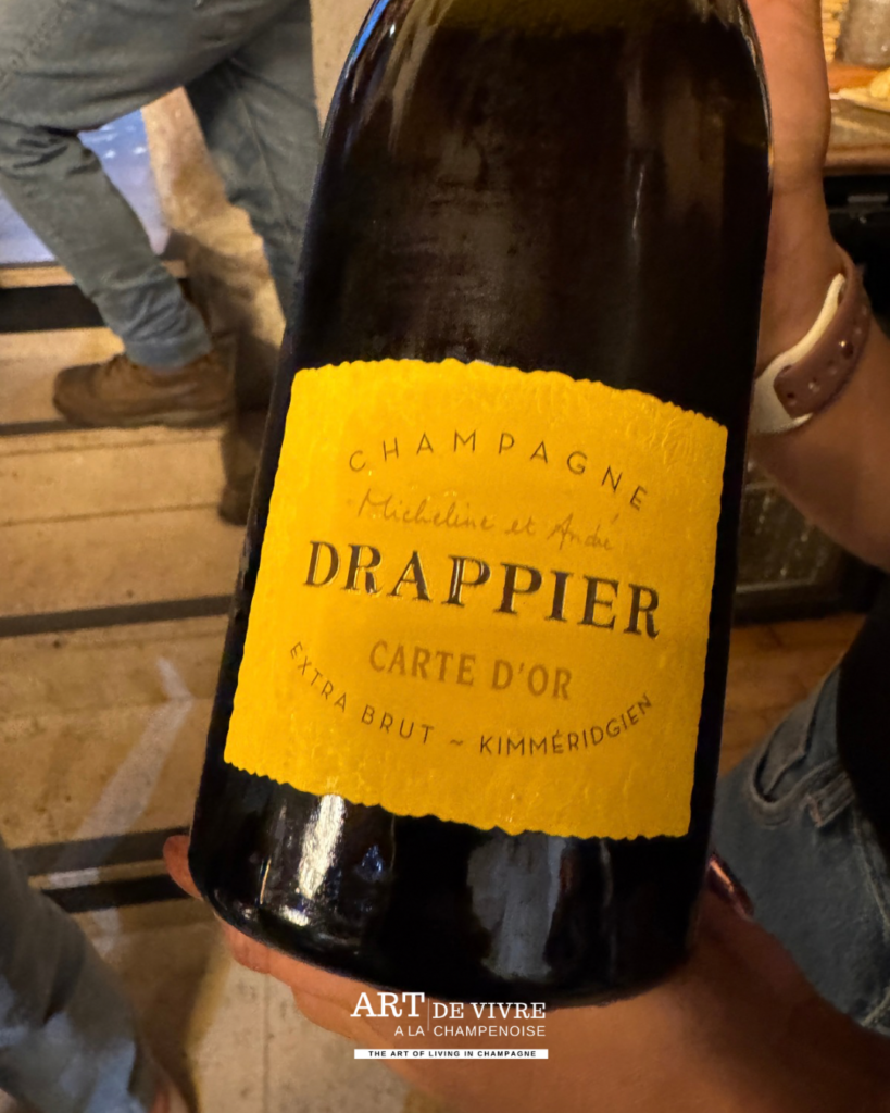 Carte d’Or du Champagne Drappier lors d’une soirée culturelle