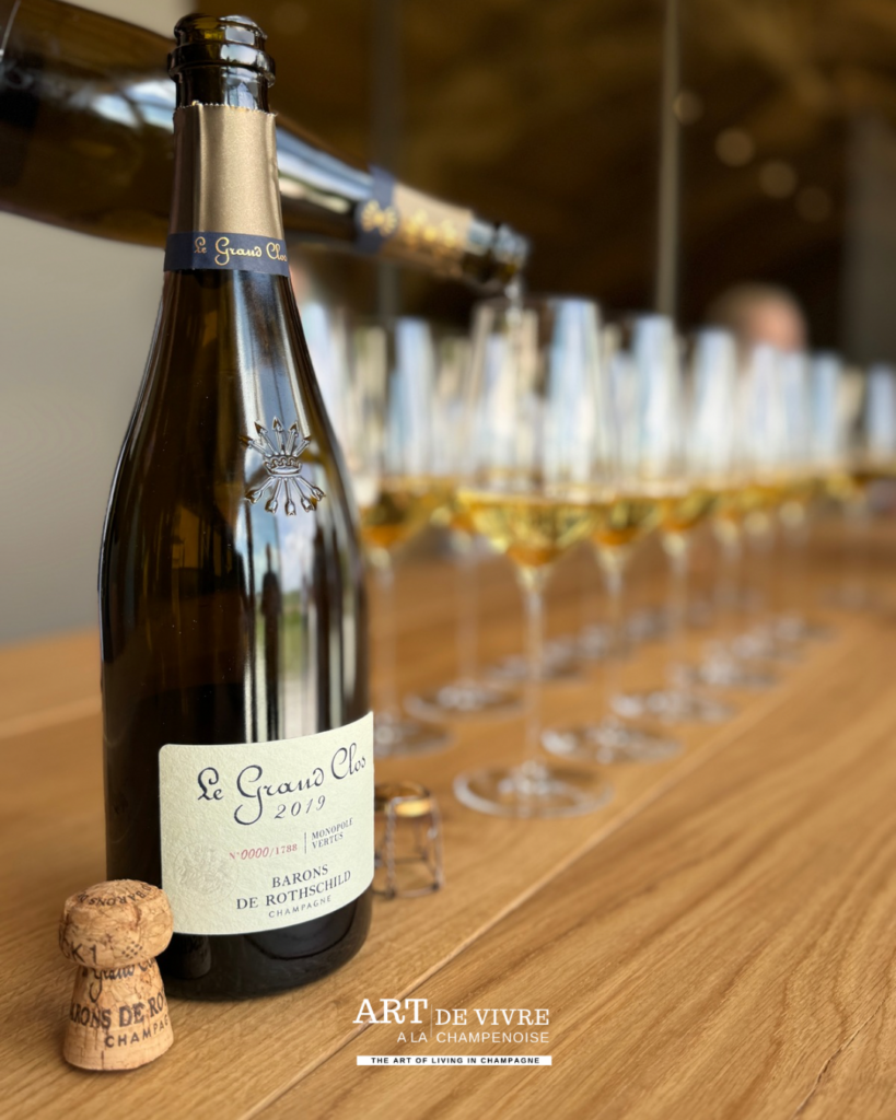Le grand clos 2019 Champagne Barons de Rothschild partenaire des Voiles