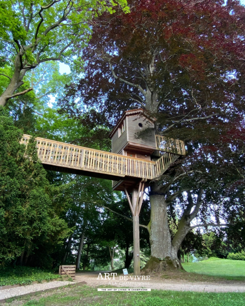 La Cabane dans les arbres la Canopée, du domaine du chalet à Chigny les roses