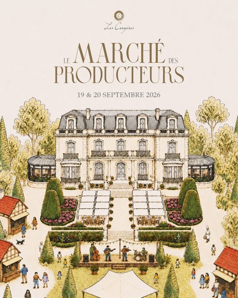 Affiche du Marché des Producteurs aux Crayères